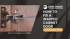 how to fix a warped cabinet door palm
