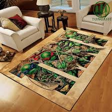 age mutant ninja turtles area rug