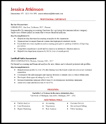 The title or header in a resume refers to a condensed your focus in an official resume must be individual achievements and progress as an accountant. Senior Accountant Resume Sample Resumecompass