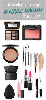 perfect your capsule makeup bag for travel