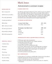 10 Entry Level Administrative Assistant Resume Templates