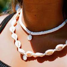 Puka Shell Necklace - White Choker // Get Back Necklaces