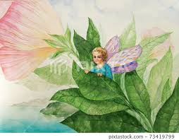Watercolor Fairy Garden Magical