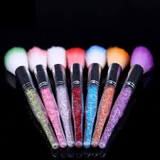 acrylic and makeup powder blush brushes