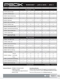 P90x Workout Sheets P90x Legs And Back Free Pdf Download