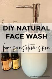 natural homemade face wash for