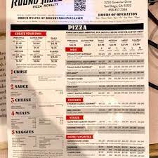 round table pizza updated april 2024