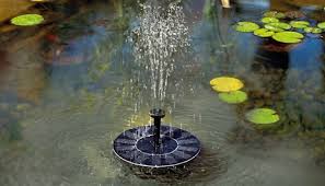 Solar Powered Mini Water Fountain