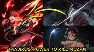 tanjiro kills muzan with the red