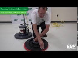 how to operate and use a floor polisher