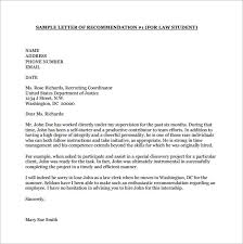 12 College Recommendation Letters Doc Pdf Free