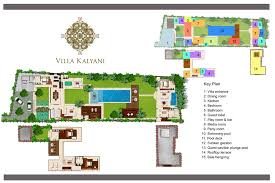Floorplan Villa Kalyani Berawa Canggu 5 Bedroom Luxury Villa