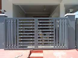 modern iron sliding main gate for home