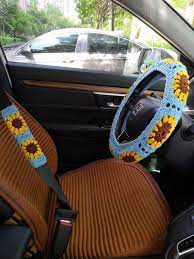 Steering Wheel Cover Crochet Car