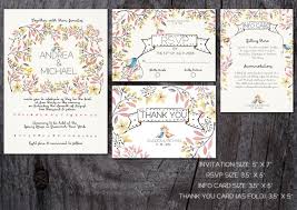 whimsical wedding invitation printable