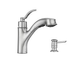 Home design ideas > kitchen > delta kitchen faucets at menards. Moen Marbrook One Handle Pull Out Kitchen Faucet At Menards