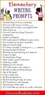 75 excellent elementary writing prompts