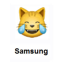 We found these laughing emojis: Meaning Of Crying Laughing Cat Emoji With Images