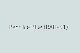Behr Ice Blue Rah 51 Color Hex Code
