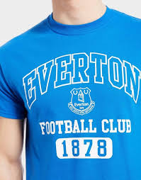 Epl fans, shop everton apparel at the ultimate everton fc shop at fanatics. Blue Official Team Everton F C 1878 T Shirt Jd Sports