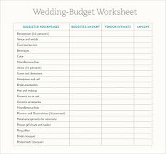 Simple Wedding Budget Template Magdalene Project Org
