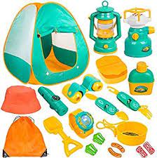 Save on all the best outdoor toys for kids, toddlers, and teens. Amazon Com Meland Kids Camping Set With Tent 20pcs Camping Gear Tool Pretend Play Set For Toddlers Kids Boys G Camping Toys Camping Accessories Outdoor Toys