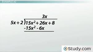 Polynomial Long Division Overview