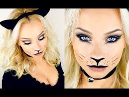 halloween kitty cat makeup tutorial