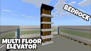 multi floor elevator in minecraft