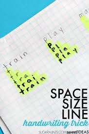 Graph Paper Letter Spacing Handwriting Trick The Ot Toolbox