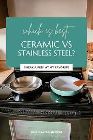 stainless steel vs ceramic cookware
