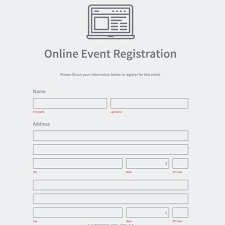 Registration Form Template Use For Events More Formstack