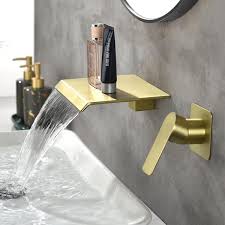 Widespread Waterfall Bathroom Faucet