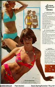 Pam Dawber, front model, modeling for the Sears Catalog of 1976 :  rOldSchoolCool