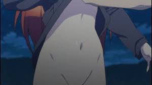 Erotic scene in episode 6 of the anime Uncle Otherworldly where a girl  forcibly takes off her erotic naked hoodie, etc. - Hentai Image