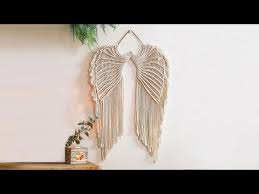 Angel Wings Boho Macrame Decor At