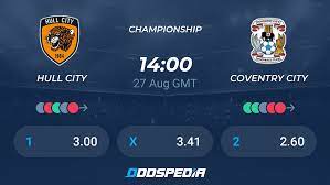 Hull City - Coventry City » Live Score & Stream + Odds, Stats, News