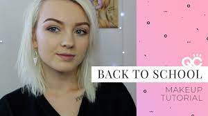 back to makeup look tutorial