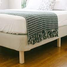 Use three bolts on each side, with a washer and nut on the other side of the wood. Try This Diy Project Turn An Old Box Spring Mattress Into Stand Alone Bed Frame Apartment Therapy