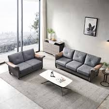 2 pieces sectional sofa set modern