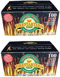 Amazon Com Lightning Nuggets N100seb Firestarters Super Economy Box Of Fire Starting Nuggets 100 Count 2 Home Kitchen