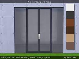 The Sims Resource Ava Sliding Door A