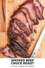 texas style smoked beef chuck roast