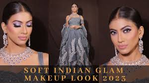 soft indian glam dusky skin makeup
