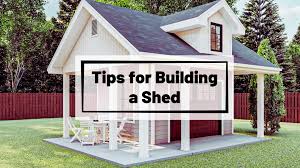shed building tips what to know before