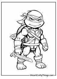 ninja turtles coloring pages 100 free