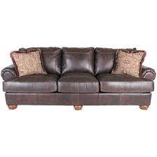 Welcome to ashley leather furniture. Axiom Walnut All Leather Sofa 0bb 420s Ashley Furniture Afw Com