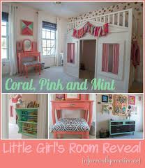 c mint and pink little girls room