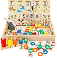 wooden learning toy for kids 3 4 5