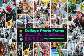 collage photo frame design bundle